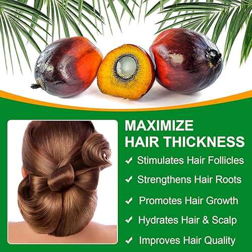 Batana Oil for Hair Growth - 100% Pure & Natural Batana Oil from Honduras, Eliminate Hair Split Ends,Enhances Hair & Skin Radiance Nourishment, All Hair Types 4.04 fl oz - Image 6