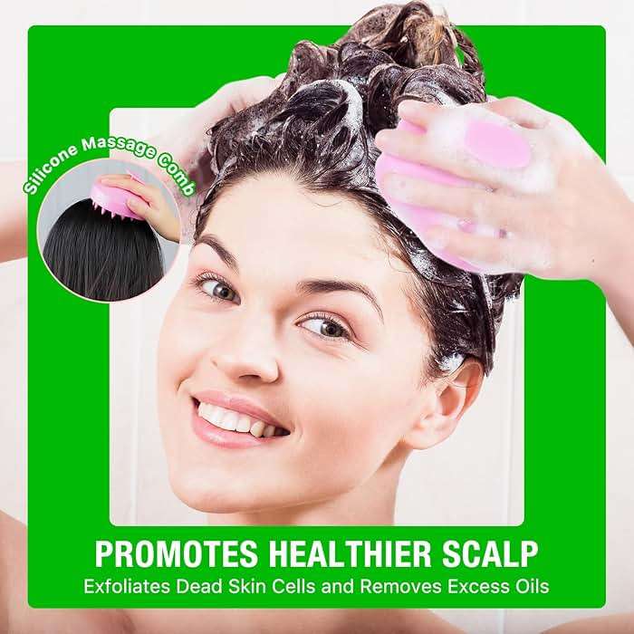 Batana Oil for Hair Growth and Nourishment - Scalp Massager Included, Honduras Pure & Natural Oil for Split Ends Elimination, Enhanced Hair and Skin Radiance, All Hair Types, 2.02 fl oz - Image 8