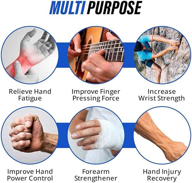 Hand Grip Strengthener Trainer with Adjustable Resistance 10-130lbs (4.5-59kg), Forearm Hand Grip Strength Exerciser for Muscle Building, Injury Recovery, and Therapy Stress Relief - Image 4