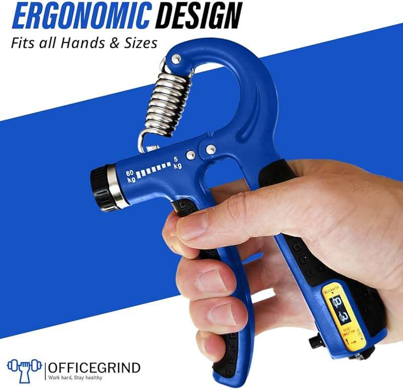 Hand Grip Strengthener Trainer with Adjustable Resistance 10-130lbs (4.5-59kg), Forearm Hand Grip Strength Exerciser for Muscle Building, Injury Recovery, and Therapy Stress Relief - Image 5