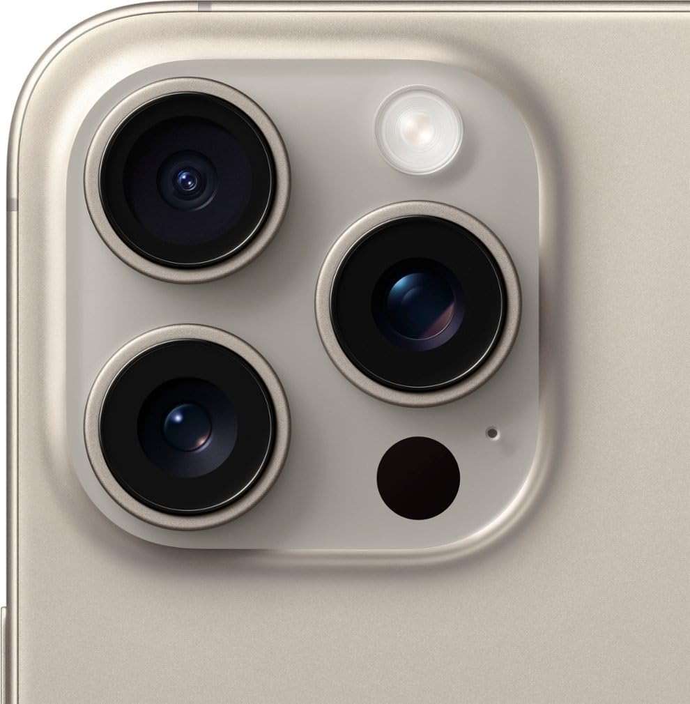 Apple iPhone 15 Pro Max, 256GB, Natural Titanium - Locked to T-Mobile (Renewed) - Image 3