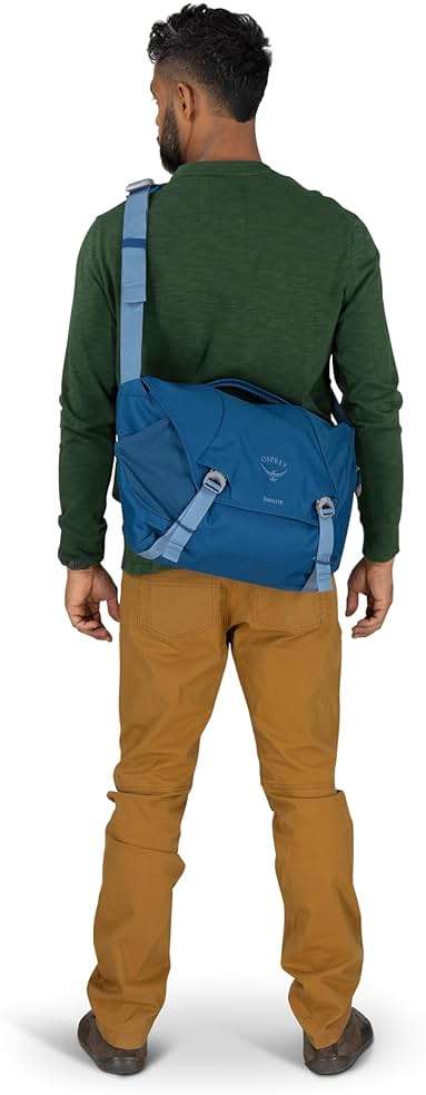 Osprey Daylite 12L Messenger Bag - Durable Crossbody Shoulder Bag with Laptop Sleeve and Bottle Pocket - Image 11