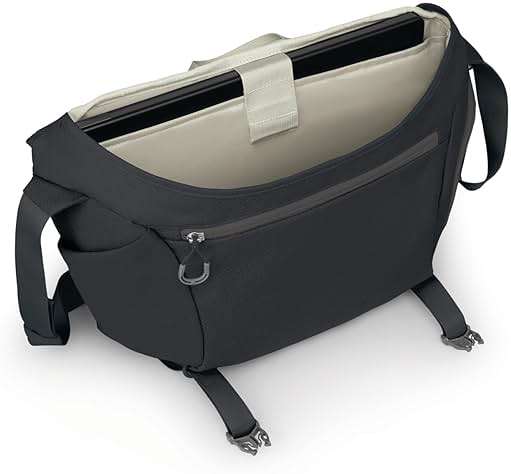 Osprey Daylite 12L Messenger Bag - Durable Crossbody Shoulder Bag with Laptop Sleeve and Bottle Pocket - Image 6