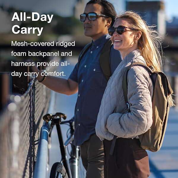 Osprey Arcane Flap Pack Laptop Backpack, Earl Grey Heather - Image 5