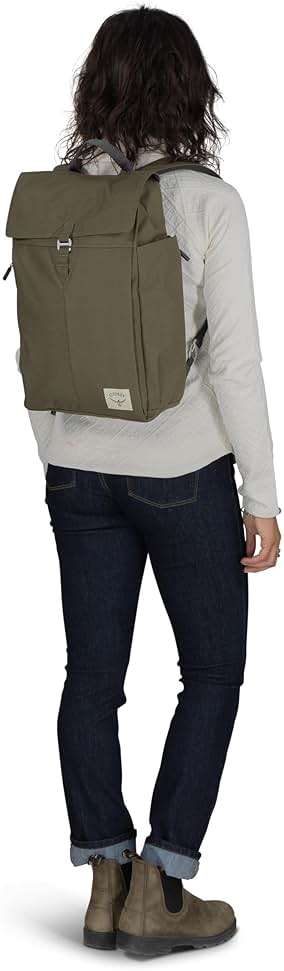 Osprey Arcane Flap Pack Laptop Backpack, Earl Grey Heather - Image 8