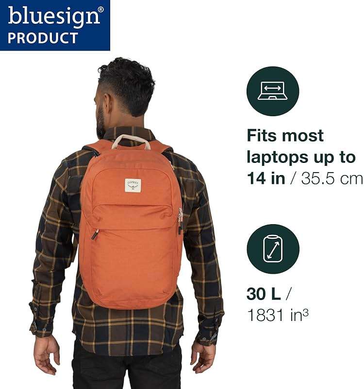 Osprey Arcane XL Day Commuter Backpack, Earl Grey/Sandy Grey Heather - Image 2