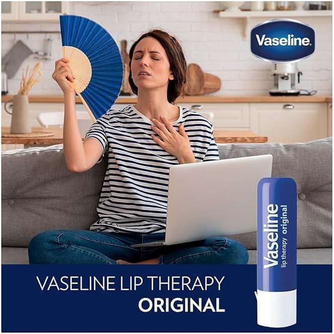 Vaseline Lip Therapy Original 8-Pack – Lip Moisturizer for Dry, Cracked Lips, 0.16 Oz Ea - Image 5