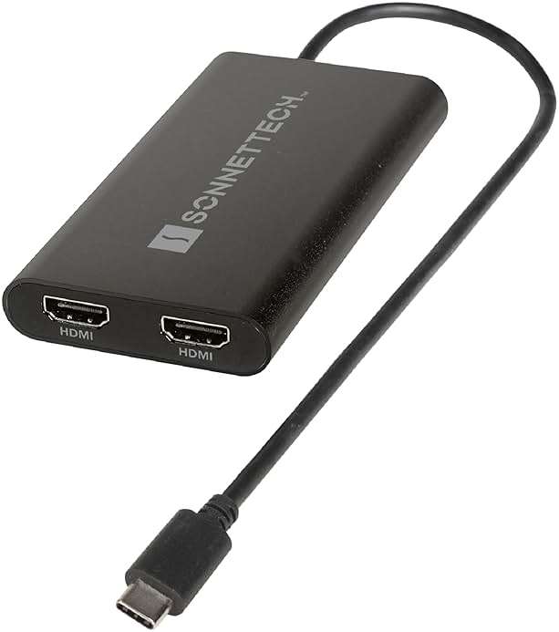 SoNNeT DisplayLink USB-C to Dual 4K 60Hz HDMI Adapter - Image 4