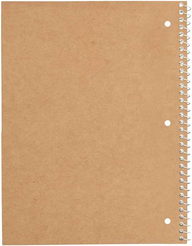 Mead Spiral Notebook, 6 Pack, 1 Subject, College Ruled Paper, 7-1/2" x 10-1/2", 70 Sheets per Notebook, Assorted Bright Colors (830050-ECM) - Image 6