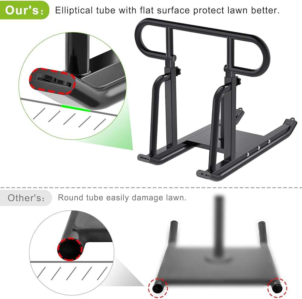 Kipika Weight Sled, Workout Sled, Fitness Strength Training Sled, Speed Training Sled for Athletic Exercise, Speed Improvement, Easily Through Obstacles, Suitable for 1" & 2" Weight Plate - Image 5