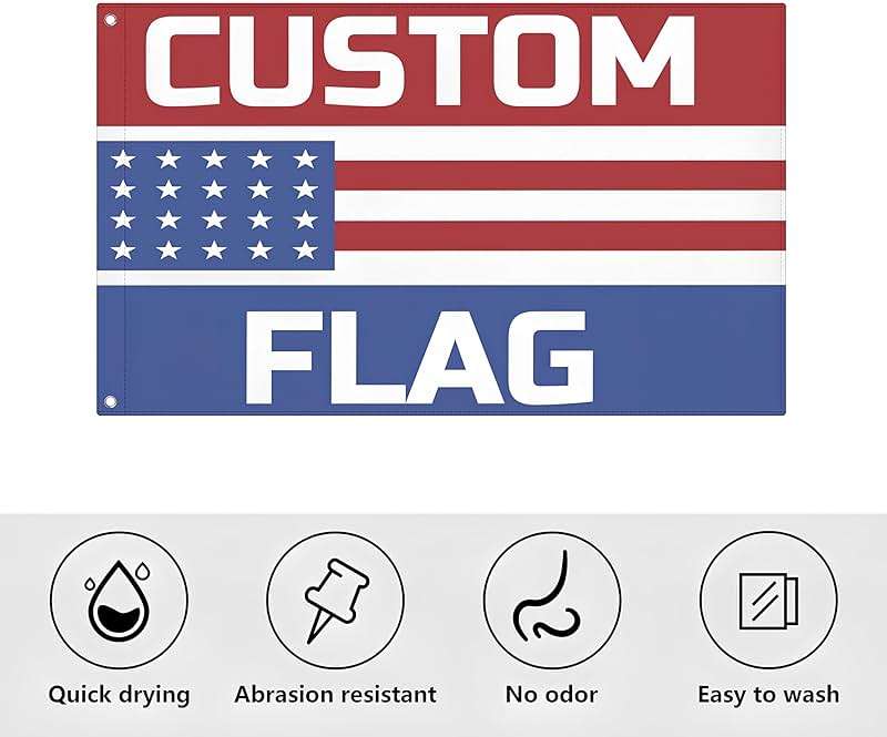 Custom Flag 3x5 FT Double Sided Outdoor-Personalized Garden Flag with Photo/Text/Logo-Customized Banner for Indoor Outdoor Decoration - Image 5