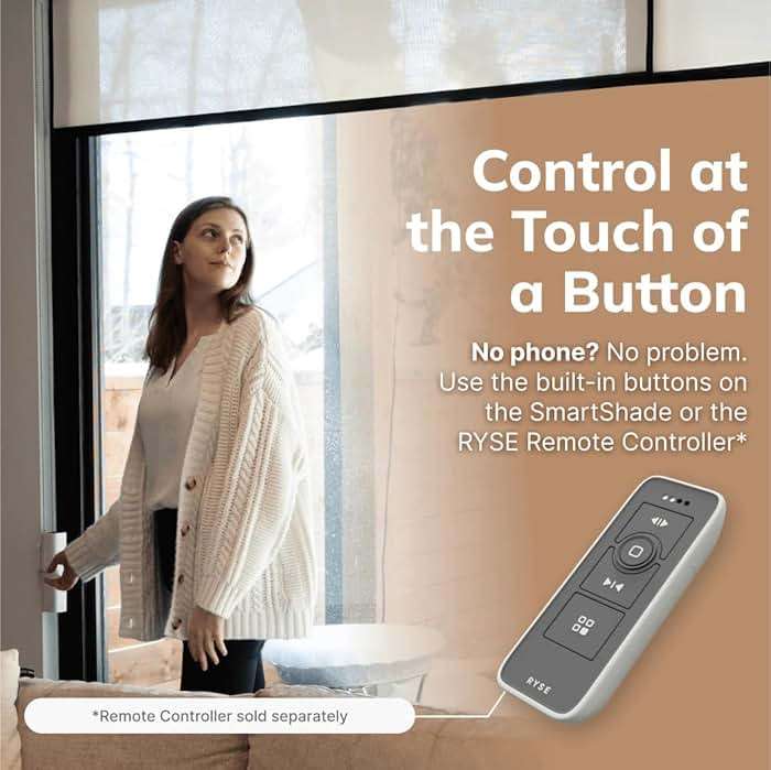 RYSE SmartShade & Wired Plug | Retrofit & Upgrade Existing Beaded Blinds | Convert Normal Shades into Motorized Electric Shades | Easy Control with RYSE Smartphone App | Lifts Blinds up to 9ft x 9ft - Image 7