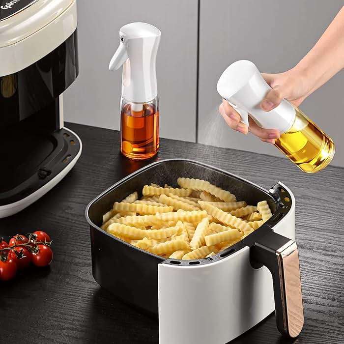 MyHome 101 Glass Oil Sprayer for Cooking, 6.7 fl.oz | Olive Oil Mister, Spray Bottle, Air Fryer Accessories, Refillable Dispenser - Image 7
