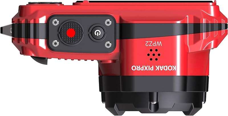 KODAK PIXPRO WPZ2 Rugged Waterproof Digital Camera, Red Bundles with Case, Monopod, Card Reader and More (9 Items) - Image 5