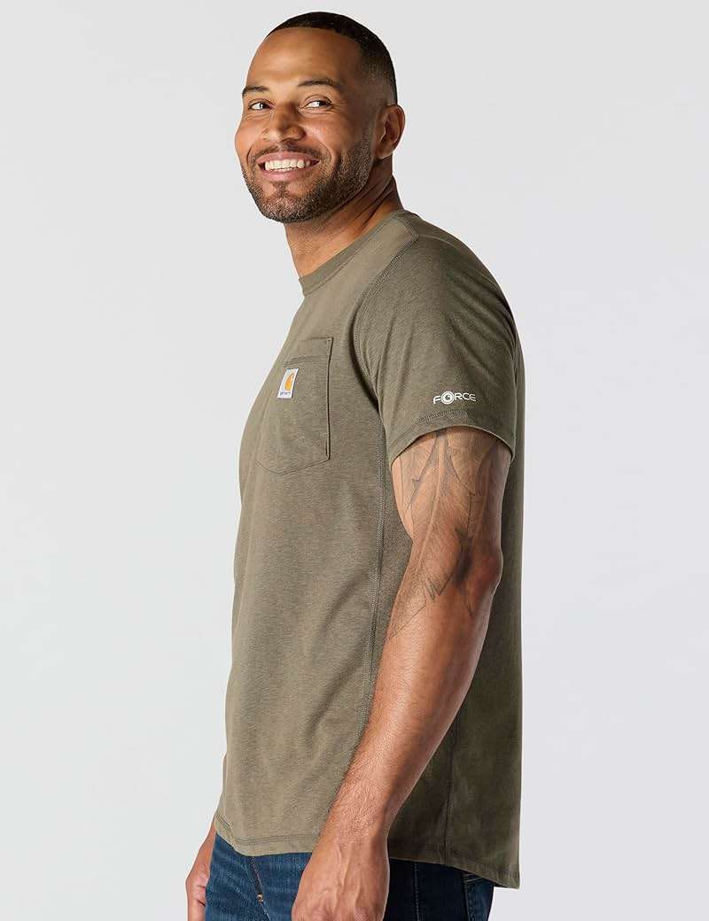Carhartt Men's Force Relaxed Fit Midweight Short-Sleeve Pocket T-Shirt - Image 2