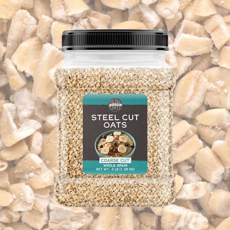 Birch & Meadow Steel Cut Oats, 3 lb, Whole Grain, Irish Oat Meal, Breakfast - Image 6