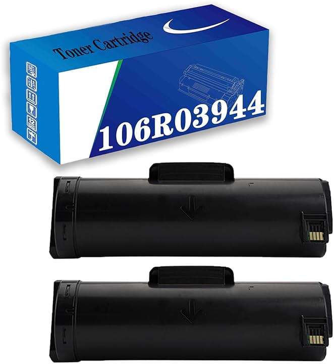 LISTWA Compatible High Yield Toner Cartridges Replacement 106R03944 for Xerox B600 B605 B610 B615 Printers Black*2 - Image 1