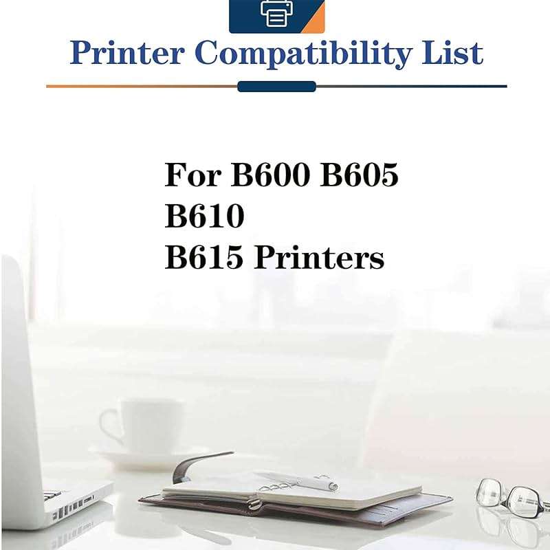 LISTWA Compatible High Yield Toner Cartridges Replacement 106R03944 for Xerox B600 B605 B610 B615 Printers Black*2 - Image 2