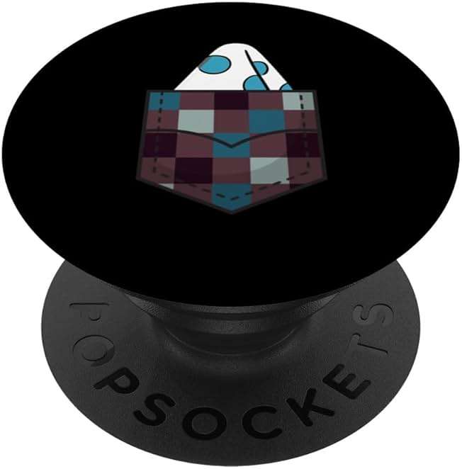 Men's Mock Formal Pocket With Handkerchief Gifts PopSockets Standard PopGrip - Image 1