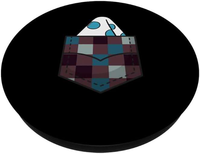 Men's Mock Formal Pocket With Handkerchief Gifts PopSockets Standard PopGrip - Image 2