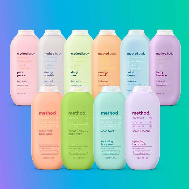 Method Body Wash, Simply Nourish, Paraben and Phthalate Free, 18 oz (Pack of 1) - Image 8