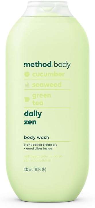 Method Body Wash, Daily Zen, Paraben and Phthalate Free, 18 oz (Pack of 1) - Image 2