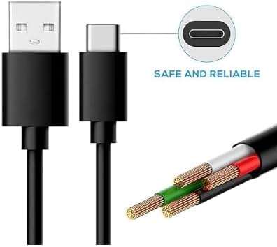 Jyterlks Type C Charging Cable Cord Compatible for Echo Buds 2,TOZO T12/T10/A1/NC9,Raycon E25 Pro,EarFun Air Pro,Sabbat E12 Ultra Wireless Earbuds Headphones - Image 2