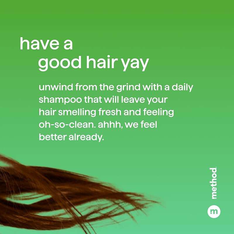 Method Daily Zen Shampoo - Daily Clean for All Hair Types, Softens and Nourishes Hair, Color Safe - Sulfate Free - 14 oz - Image 4