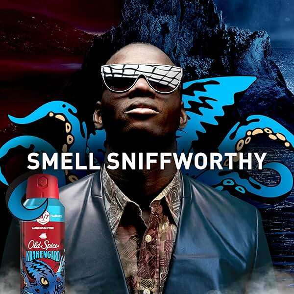 Old Spice Aluminum Free Body Spray for Men, 24/7 Odor Protection, 24/7 Lasting Fragnance & Freshness, Cologne Quality Scent, Krakengard with Deep Ocean Scent, 5.1 oz (Pack of 2) - Image 5