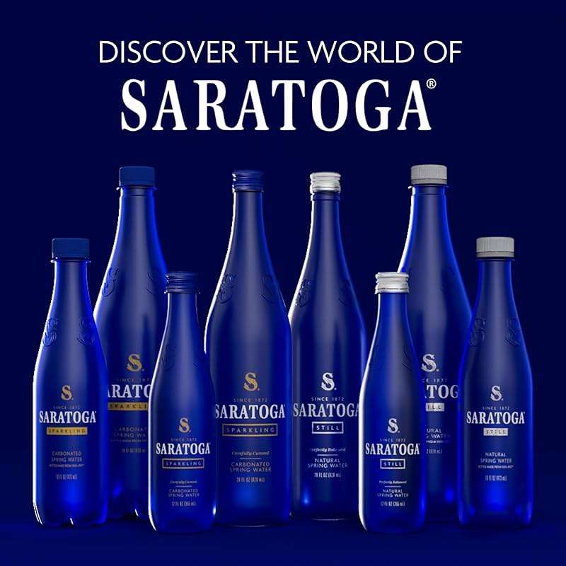 Saratoga Spring Water Bottles, 6 Pack – Still Bottled Water – Recycled PET Plastic Bottles – 16 Fl Oz - Image 7