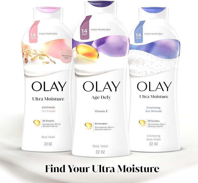 Olay Body Wash for Women, Age Defying with Vitamin E, 24hr Moisturizing, Hydrating & Refreshing, B3 Vitamin Complex, Free of Parabens & Phthalates, for All Skin Types, Scented, 22 fl oz (Pack of 2) - Image 7