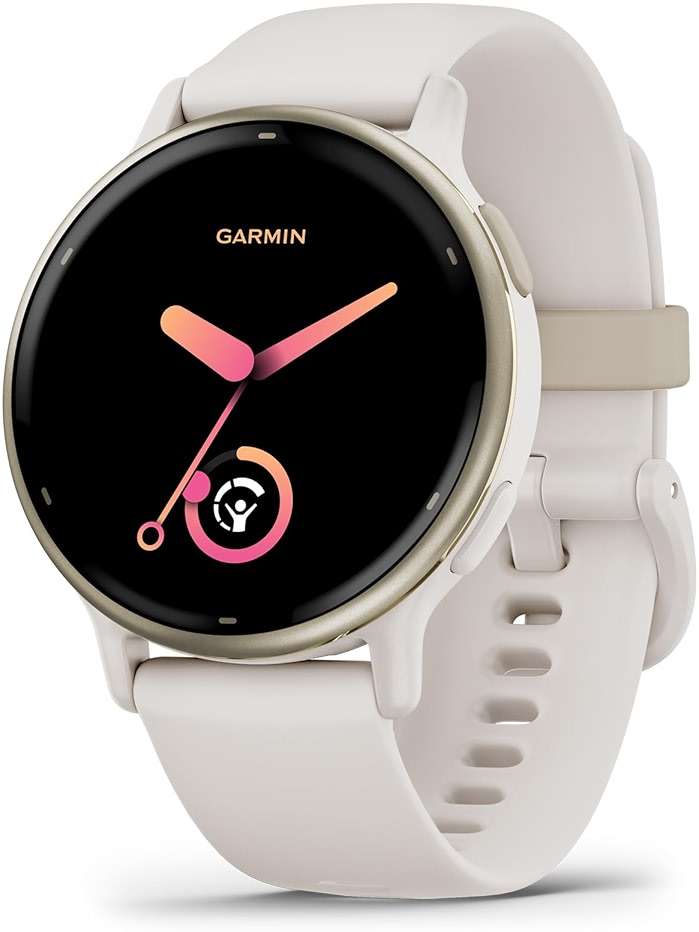 Garmin vívoactive 5, Health and Fitness GPS Smartwatch, AMOLED Display, Up to 11 Days of Battery (Renewed) (Ivory) - Image 1