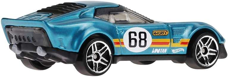 Hot Wheels 10-Pack of Toy Race Cars, Includes 1:64 Scale Corvette, Lamborghini, McLaren & Hot Wheels Originals (Amazon Exclusive) - Image 2
