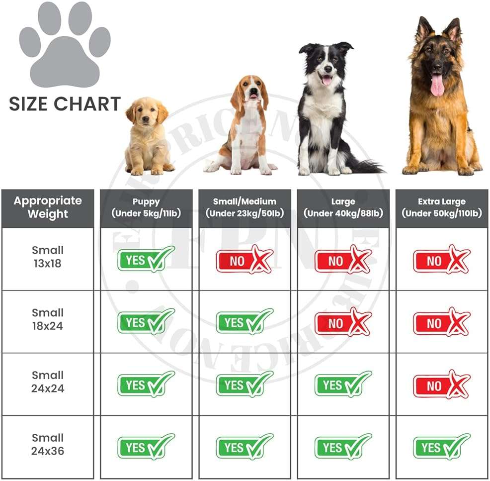 FPN Puppy Pads for Dogs 100 Count Charcoal Small 13X18 Inch | Disposable Pee Pads for Puppies & Small Dogs | Pet Training Pads for Potty Training, Small Dog Pee Pads, Puppy Pads Bulk - Image 3