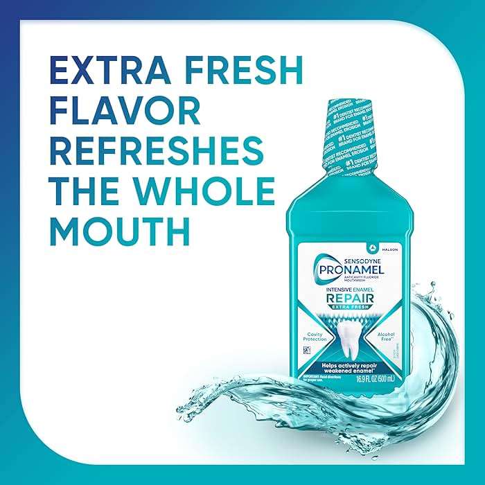 Sensodyne Pronamel Intensive Enamel Repair Alcohol-Free Mouthwash to Help Actively Repair Enamel and Protect Against Cavities, Extra Fresh, 16.9 fl oz (3 Pack) - Image 10