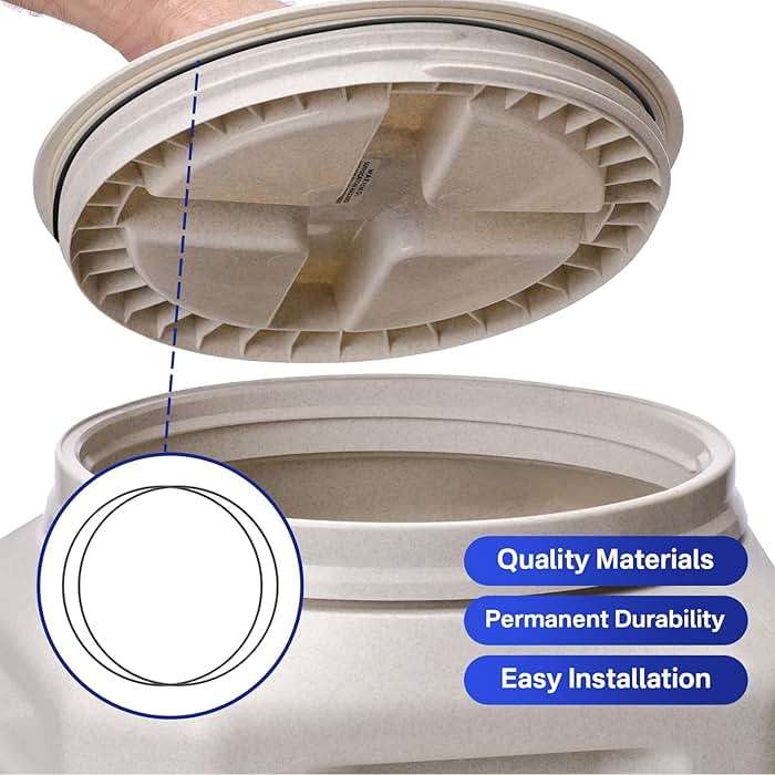 Showingo O-Rings Gasket Seals Replacement for Gamma2 Vittles Vault 12" Lids (3, 5 & 6 Gallon Buckets) - Pack of 2 - Image 3