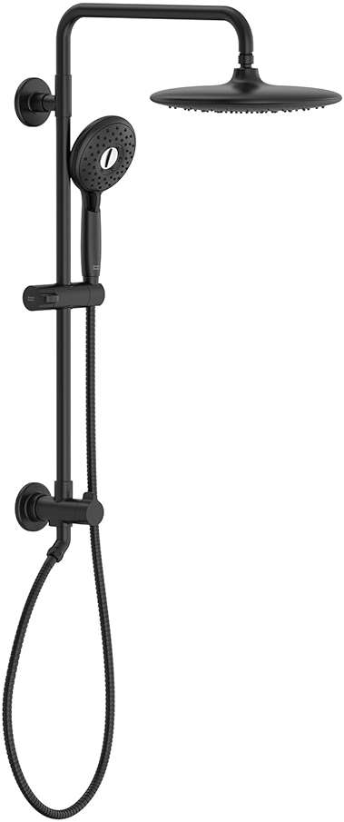 American Standard 1029072430 Spectra Versa 24-Inch 4-Function Retrofit Shower System with Rain Shower Head with Handheld Sprayer, 1.8 GPM, Matte Black - Image 1