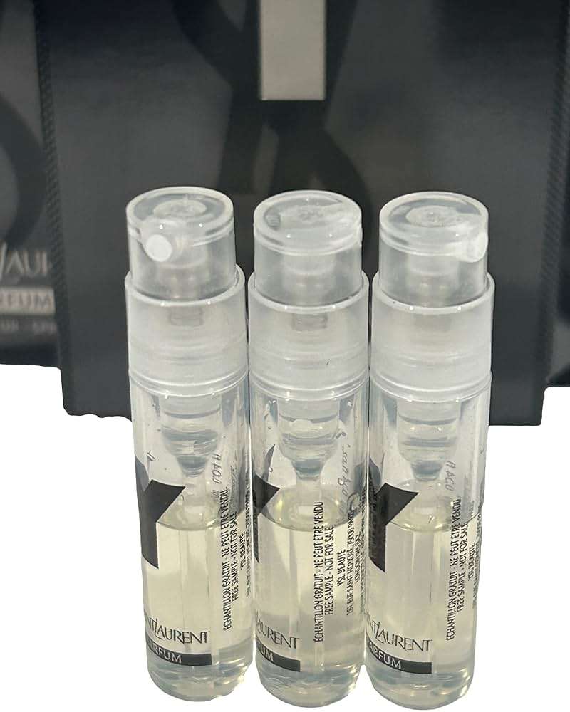 Yves Saint Laurent YSL Y LE PARFUM Men Sample Perfume Spray Trial Size Partially Filled Vials 1.2 ml / 0.04 fl oz (set of 3) - Image 4