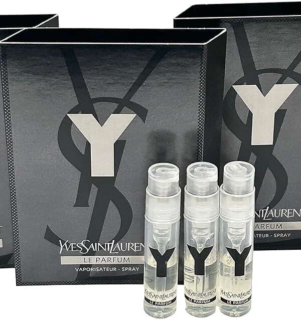 Yves Saint Laurent YSL Y LE PARFUM Men Sample Perfume Spray Trial Size Partially Filled Vials 1.2 ml / 0.04 fl oz (set of 3) - Image 5