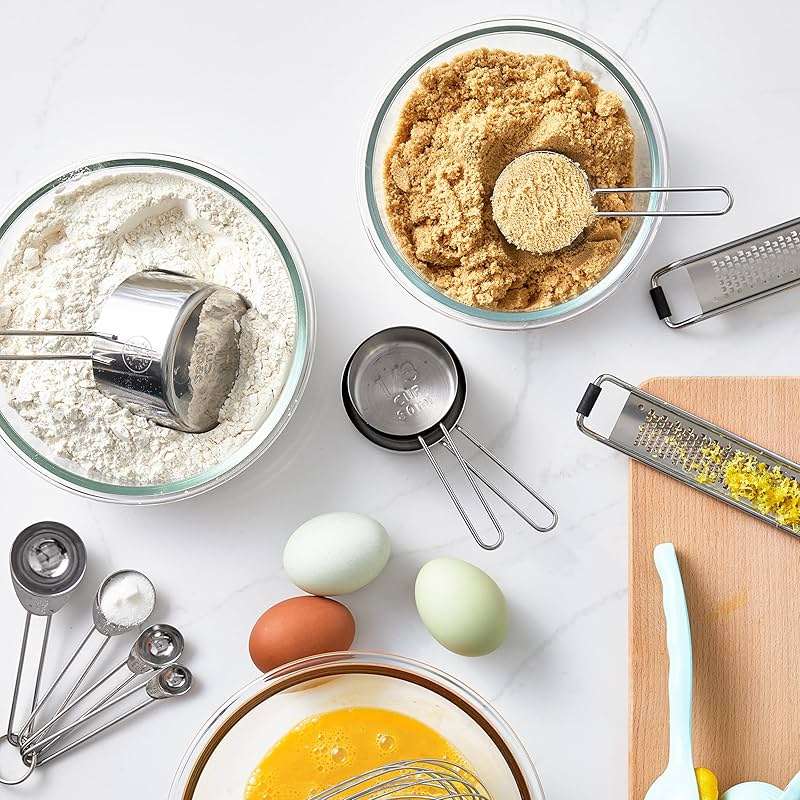 Martha Stewart Richburn 4-Piece Stainless Steel Measuring Spoons Set – Durable and Accurate Kitchen Measuring Tools for Baking and Cooking - Image 3