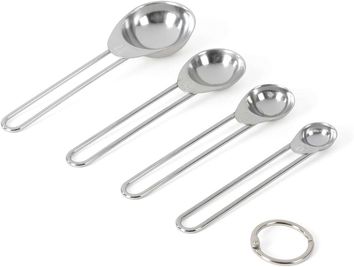 Martha Stewart Richburn 4-Piece Stainless Steel Measuring Spoons Set – Durable and Accurate Kitchen Measuring Tools for Baking and Cooking - Image 4