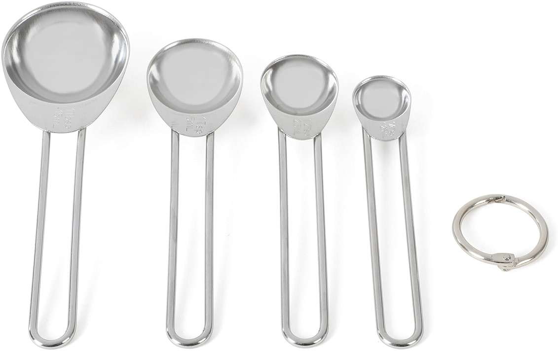 Martha Stewart Richburn 4-Piece Stainless Steel Measuring Spoons Set – Durable and Accurate Kitchen Measuring Tools for Baking and Cooking - Image 5