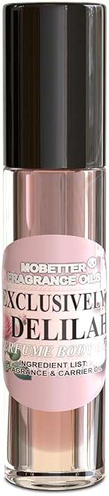 MOBETTER FRAGRANCE OILS' Exclusively Delilah Perfume Body Oil, Litchi, Pear, Bergamot, Grapefruit and Pink Pepper, Long Lasting, Travel Size - Image 2
