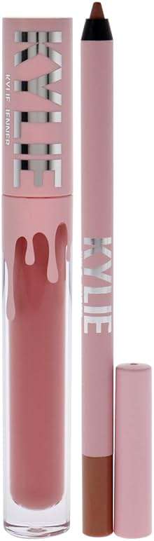 Matte Lip Kit - 808 Kylie by Kylie Cosmetics for Women - 2 Pc 0.10oz Matte Liquid Lipstick, 0.03oz Lip Liner - Image 2