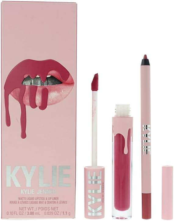 Matte Lip Kit - 102 Extraordinary by Kylie Cosmetics for Women - 2 Pc 0.10 oz Matte Liquid Lipstick, 0.03 oz Lip Liner - Image 1