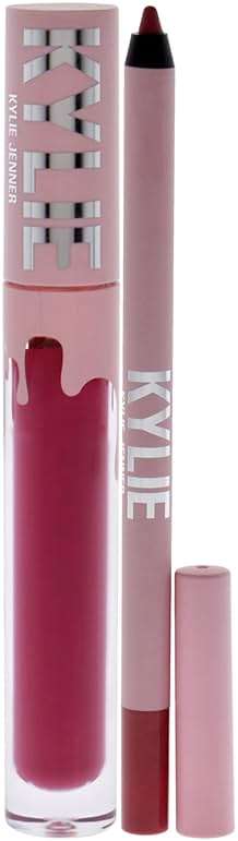Matte Lip Kit - 102 Extraordinary by Kylie Cosmetics for Women - 2 Pc 0.10 oz Matte Liquid Lipstick, 0.03 oz Lip Liner - Image 2