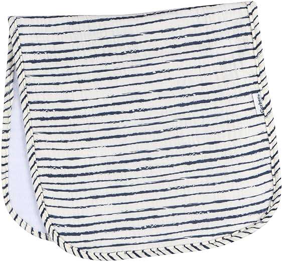 Gerber Baby Unisex Muslin Burp Cloths 6-Pack, Multi Teal Dots, Large Size 20" x 10" - Image 9