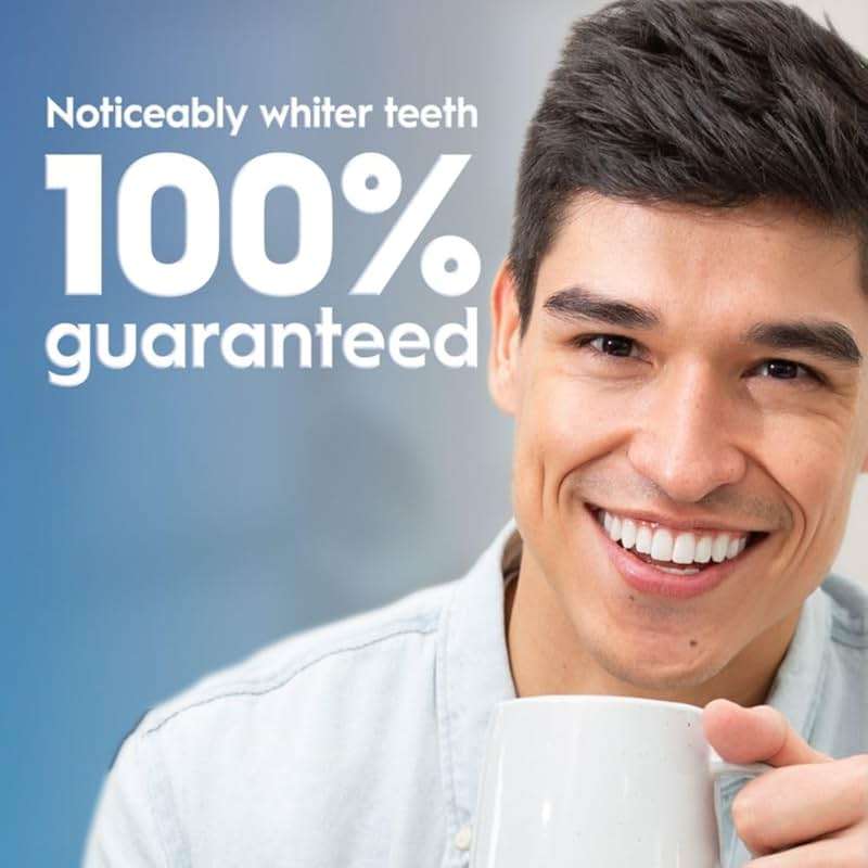 Crest 3D Whitestrips Sensitive & Gentle + LED Light – Teeth Whitening Kit, 1 Light + 14 Treatments, Each with 1 Upper/1Lower, 28 Strips – Crest 3DWhite Teeth Whitening Strips - Image 3
