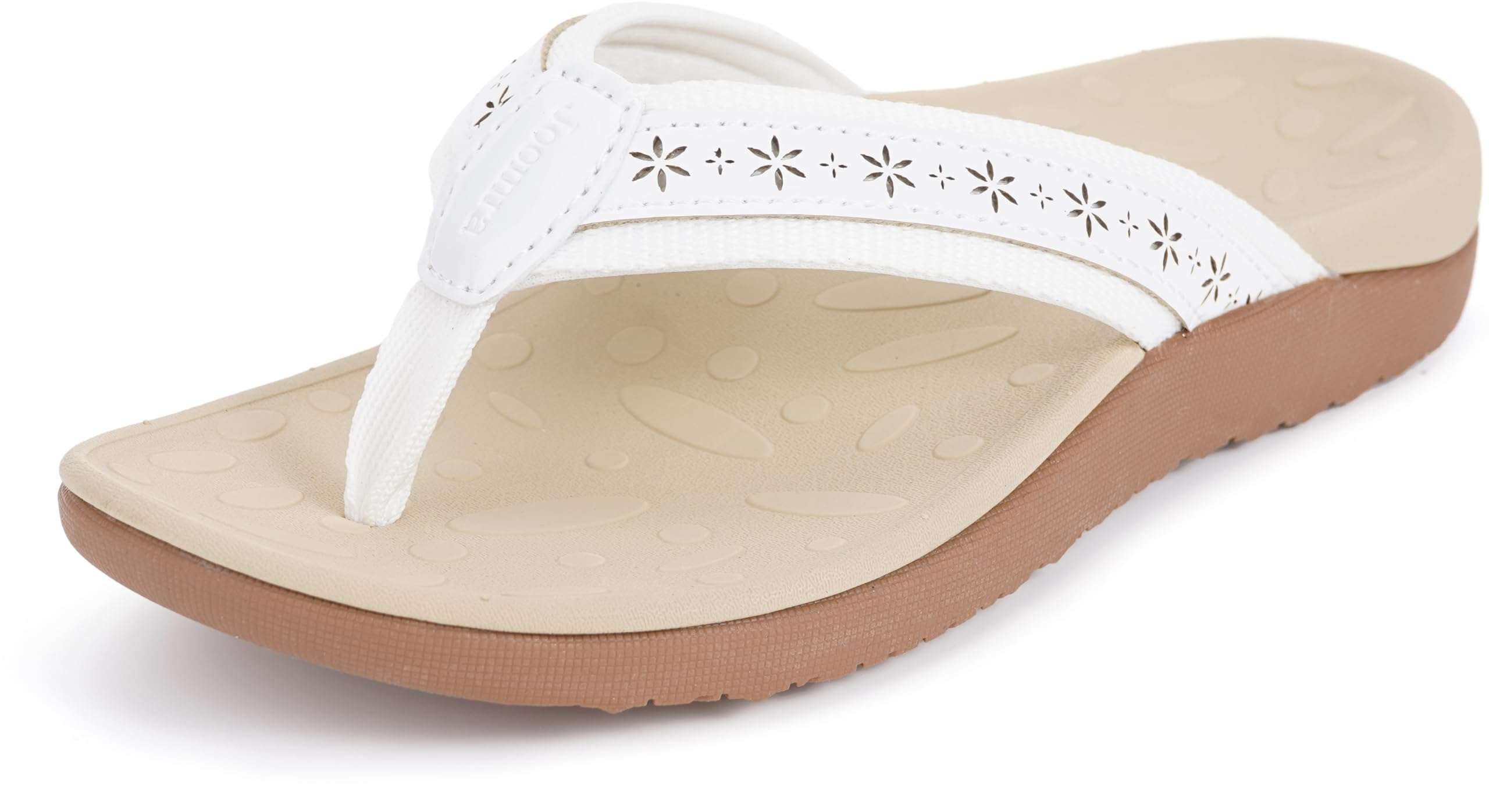 Joomra Women's Flip Flops Arch Support Orthotic Toe Post Thong Sandals - Image 1