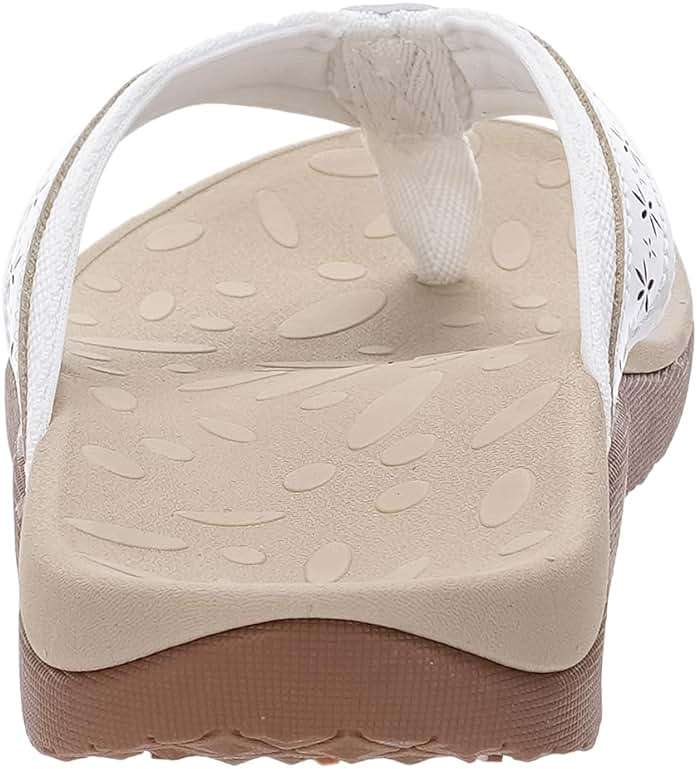 Joomra Women's Flip Flops Arch Support Orthotic Toe Post Thong Sandals - Image 3